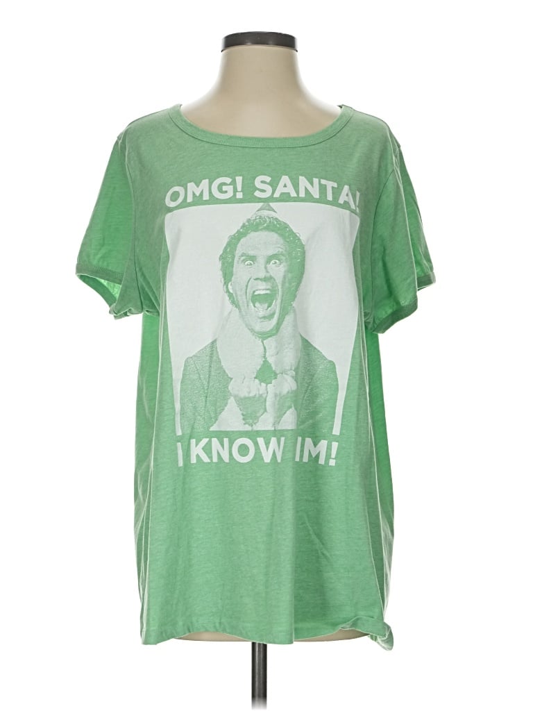 Pre-owned Ripple Junction Short Sleeve T-shirt In Green