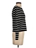 Happily Grey Stripes Black Pullover Sweater Size S - photo 4