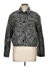 Halogen 100% Polyester Tweed Gray Jacket Size L - photo 1