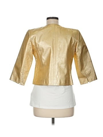 Linda Allard Ellen Tracy Leather Jacket (view 2)