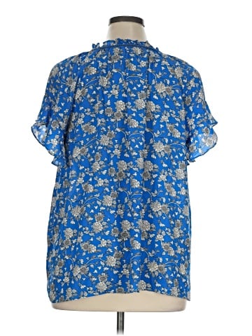 Max Studio Short Sleeve Blouse (view 2)