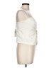 Cotton Candy LA Ivory Sleeveless Blouse Size L - photo 4
