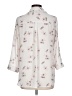 A. Byer 100% Polyester Floral Ivory 3/4 Sleeve Blouse Size L - photo 2