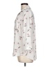 A. Byer 100% Polyester Floral Ivory 3/4 Sleeve Blouse Size L - photo 5