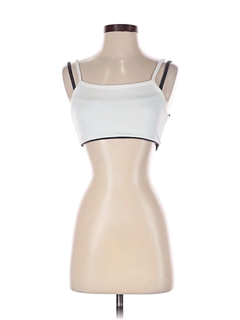 Pre-owned Set Active Sports Bra In White