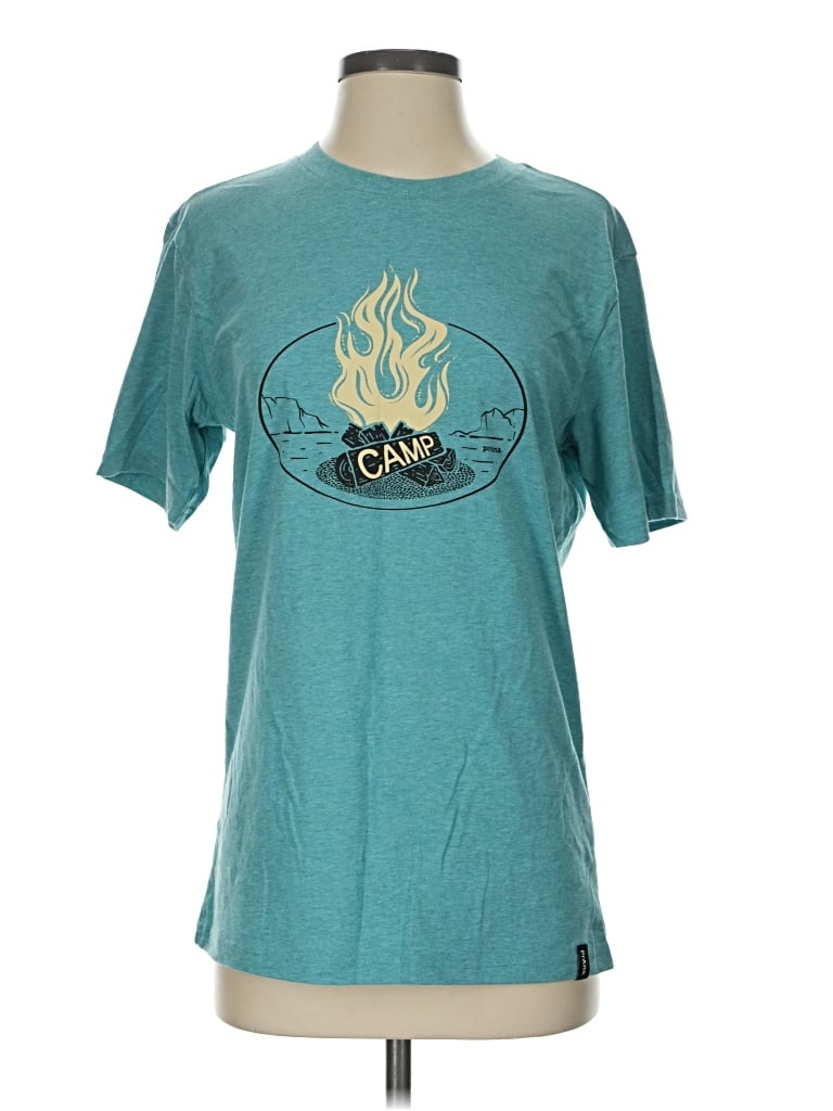 Pre-owned Prana Short Sleeve T-shirt In Teal