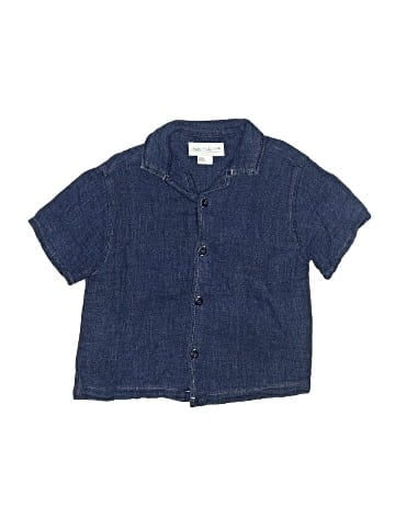 Zara Short Sleeve Button-Down Shirt (view 1)