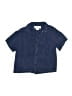 Zara Blue Short Sleeve Button-Down Shirt Size 4 - photo 1