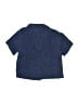 Zara Blue Short Sleeve Button-Down Shirt Size 4 - photo 2