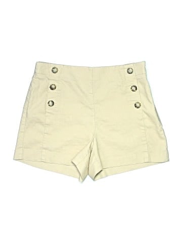 Ann Taylor Khaki Shorts (view 1)