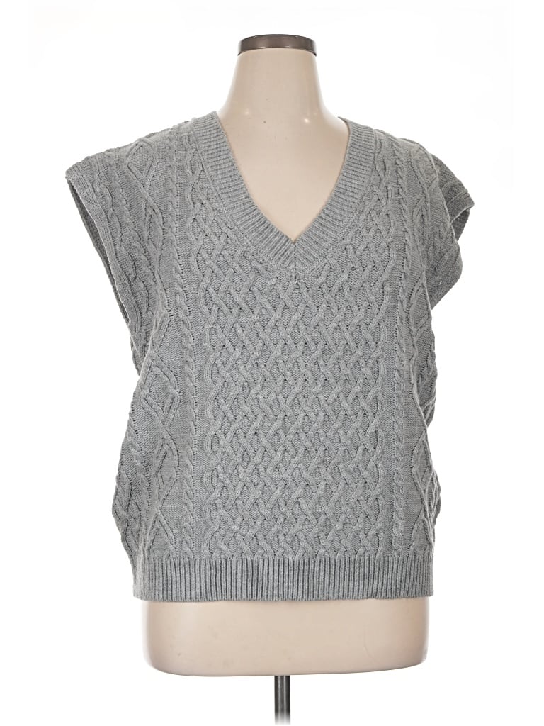 Pre-owned Anna-kaci Sweater Vest In Gray