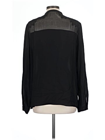 Elie Tahari Long Sleeve Silk Top (view 2)