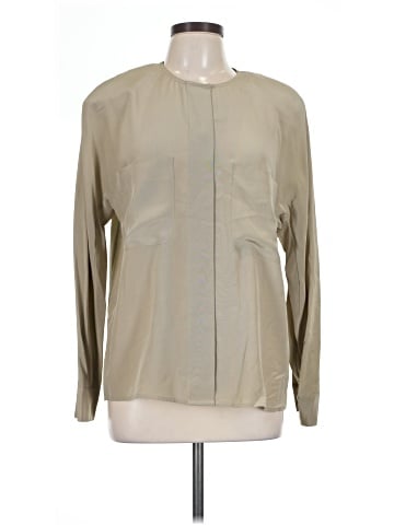 Linda Allard Ellen Tracy Long Sleeve Silk Top (view 1)