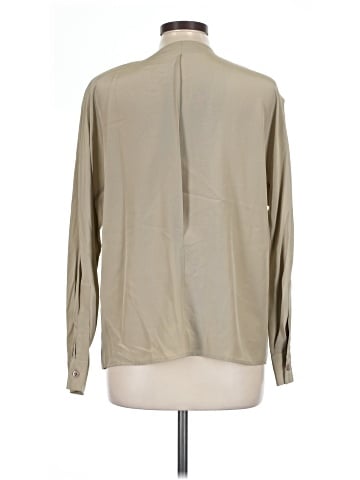 Linda Allard Ellen Tracy Long Sleeve Silk Top (view 2)