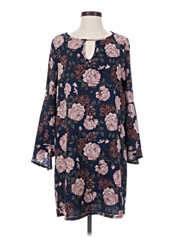 Blue Rain Casual Dress (view 1)
