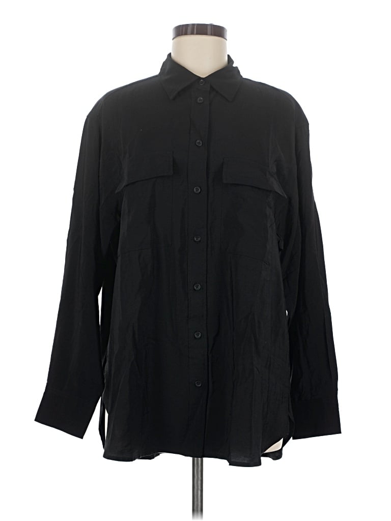 Gap Long Sleeve Button Down Shirt In Multi