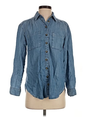 Pilcro Long Sleeve Button-Down Shirt (view 1)