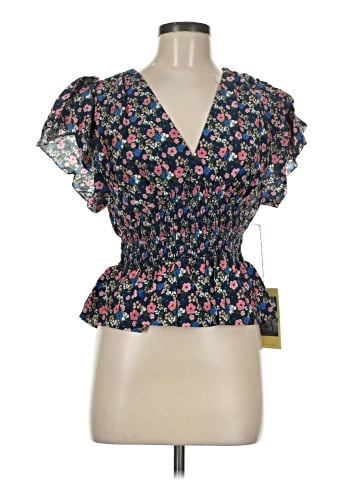Birds of Paradis by Trovata Short Sleeve Blouse (view 1)