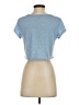 Shein Blue Short Sleeve Top Size XS - photo 2