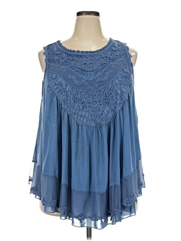 Ultra Pink Sleeveless Blouse (view 1)