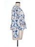 Versona 100% Polyester Blue 3/4 Sleeve Blouse Size L - photo 4