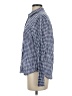L.L.Bean Checkered-gingham Blue Long Sleeve Button-Down Shirt Size S - photo 5