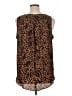 Cato 100% Polyester Brown Sleeveless Blouse Size XL - photo 2