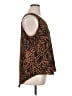 Cato 100% Polyester Brown Sleeveless Blouse Size XL - photo 4