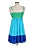 No Boundaries Color Block Blue Casual Dress Size L - photo 2