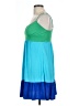 No Boundaries Color Block Blue Casual Dress Size L - photo 5