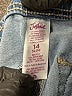Justice 100% Recycled Polyester Blue Jeans Size 14 - photo 3