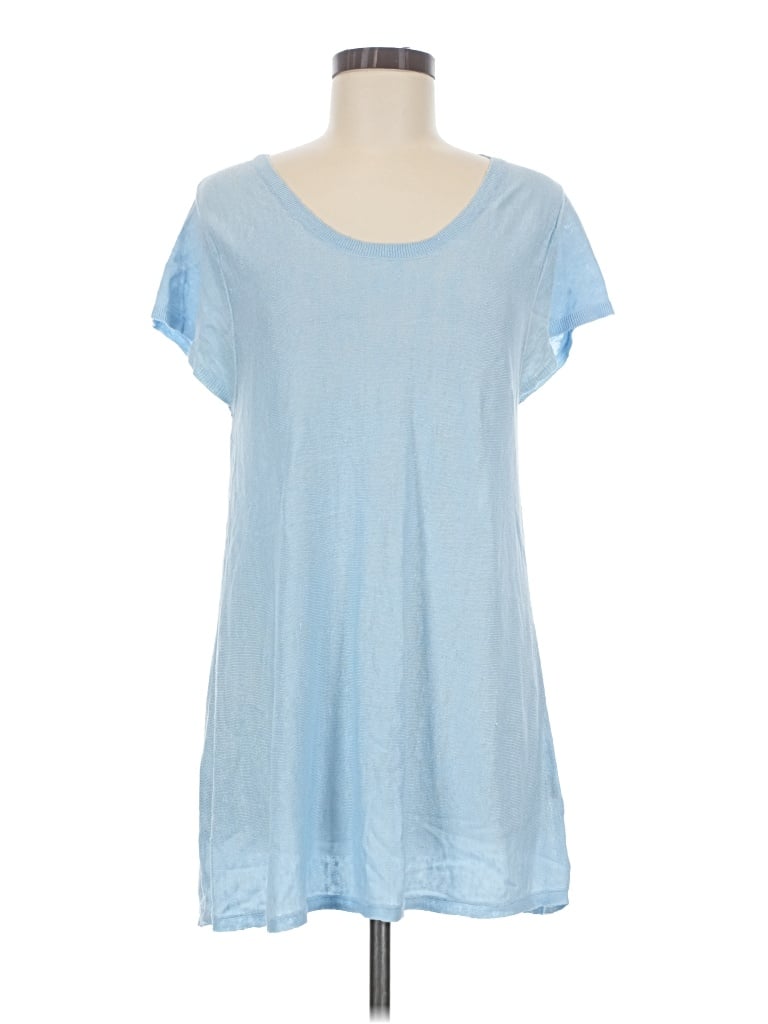 Pre-owned Garnet Hill Casual Dress In Blue