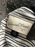Universal Thread 100% Rayon Stripes Gray Short Sleeve Blouse Size M - photo 7