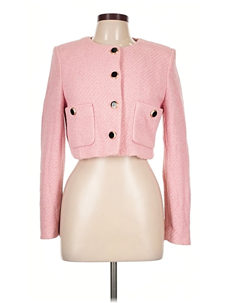 Pre-owned Mng Jacket In Pink