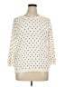 Ann Taylor LOFT Polka Dots Ivory Pullover Sweater Size XL - photo 1