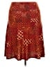 Lularoe Argyle Red Casual Skirt Size XXL - photo 2