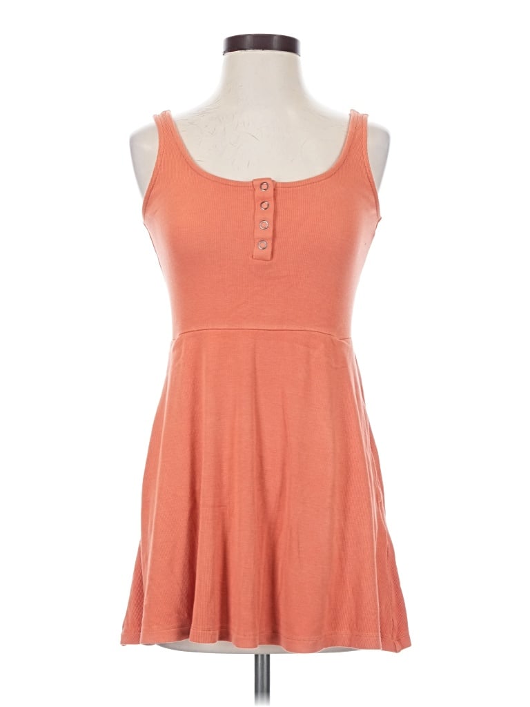 Pre-owned Rvca Casual Dress In Orange
