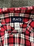 The Children's Place Plaid Red Long Sleeve Button-Down Shirt Size 5 - 6 - photo 3