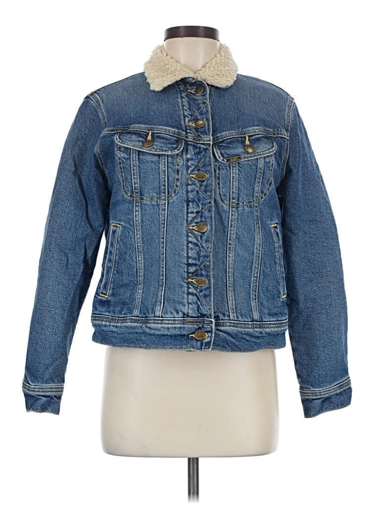 Pre-owned Lee Denim Jacket In Blue