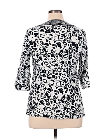 Saint Tropez West 3/4 Sleeve Blouse (view 2)