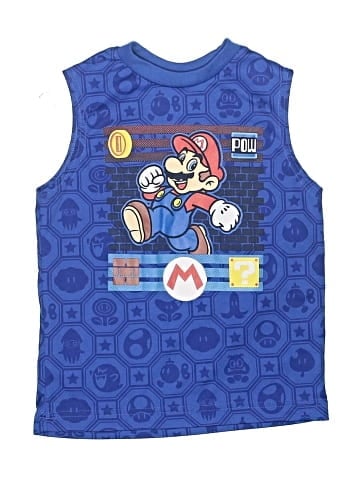 Super Mario Sleeveless T-Shirt (view 1)
