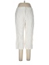Larry Levine 100% Polyester Ivory Casual Pants Size 12 - photo 1