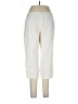 Larry Levine 100% Polyester Ivory Casual Pants Size 12 - photo 2
