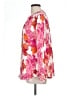 Chico's 100% Polyester Floral Pink 3/4 Sleeve Blouse Size L - photo 5