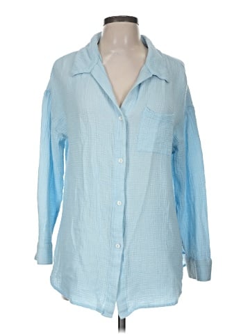 Shade & Shore Long Sleeve Button-Down Shirt (view 1)