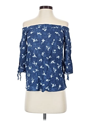 Papaya 3/4 Sleeve Blouse (view 1)