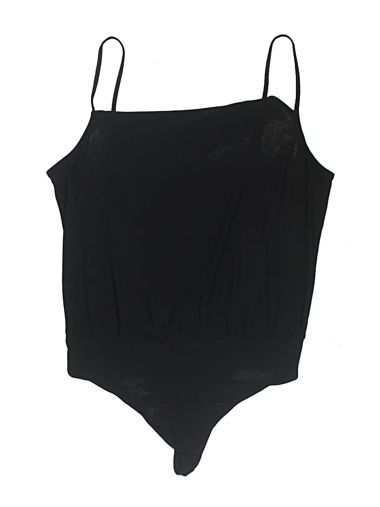 Pre-owned Free Press Bodysuit In Black