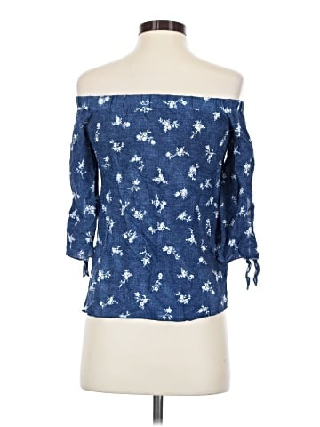 Papaya 3/4 Sleeve Blouse (view 2)