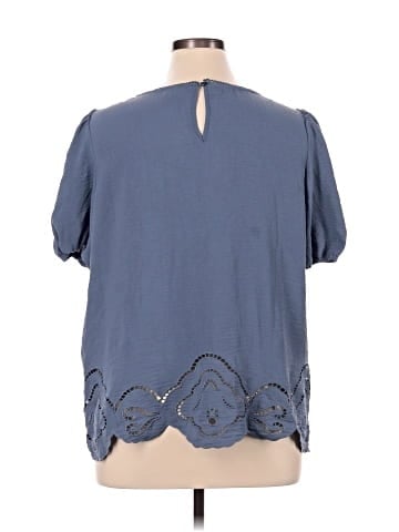Adrianna Papell Short Sleeve Blouse (view 2)