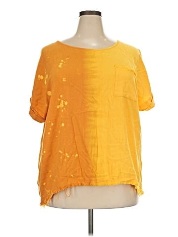 Umgee Short Sleeve Blouse (view 1)